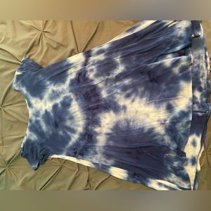 Blue marbled t shirt dress. Size small. Excellent condition.